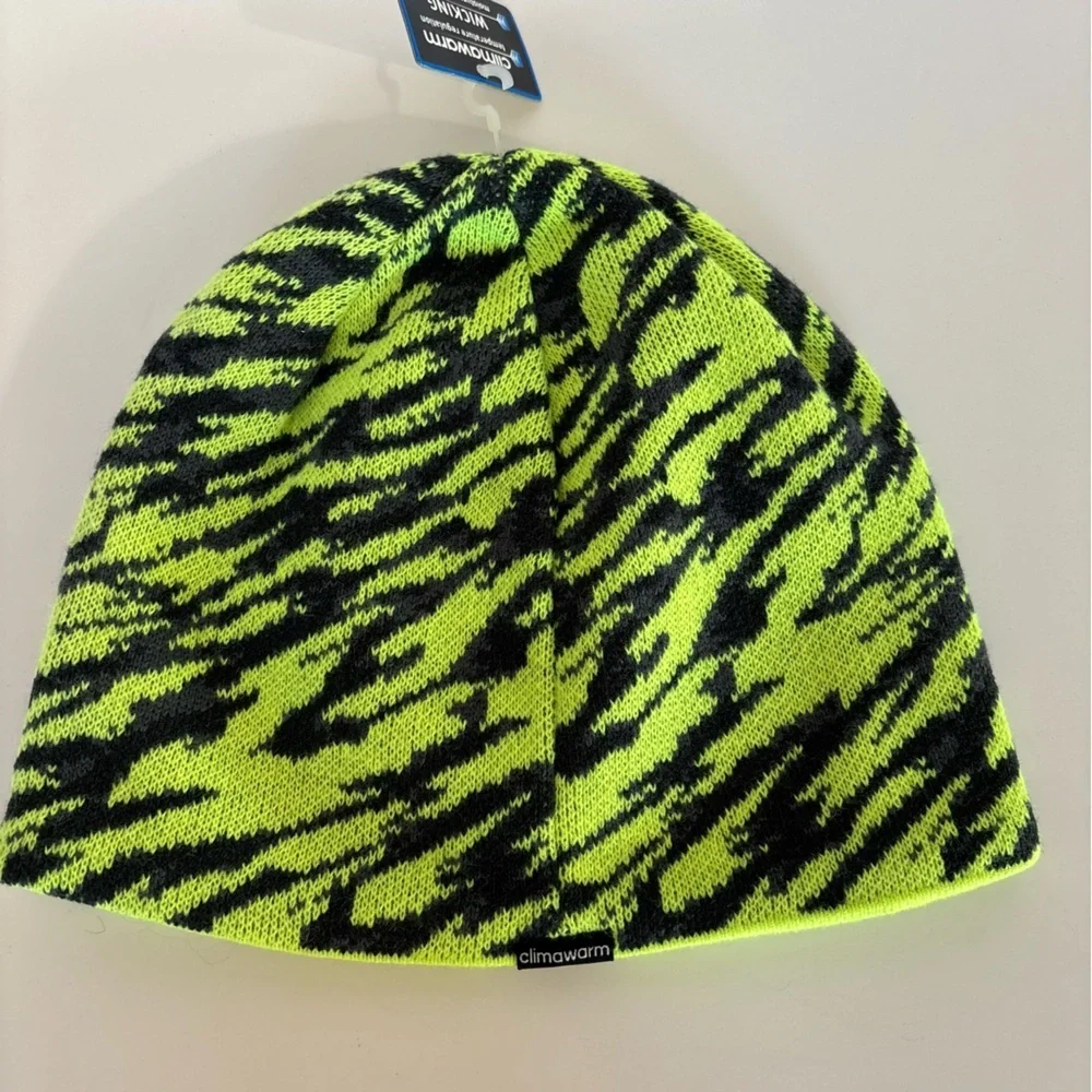 Adidas Neon Yellow and Black  Stinger Beonie